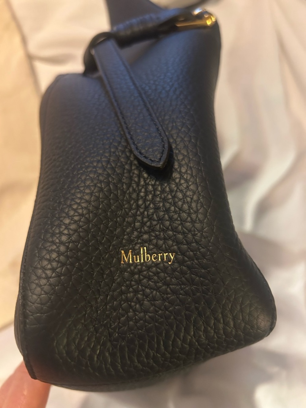 Mulberry
Lyra 
Belted Bucket Bag in Night Sky - Picture 4 of 7